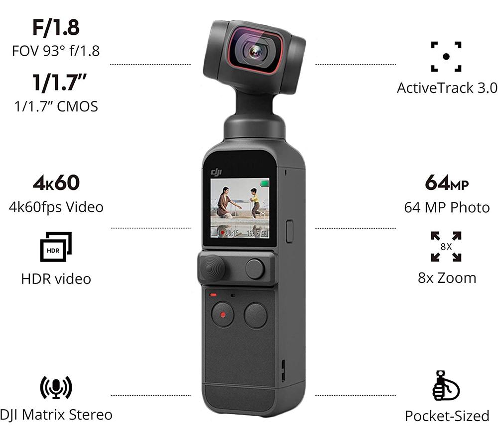 Buy DJI Pocket 2 Camera Creator Combo - Black | Currys