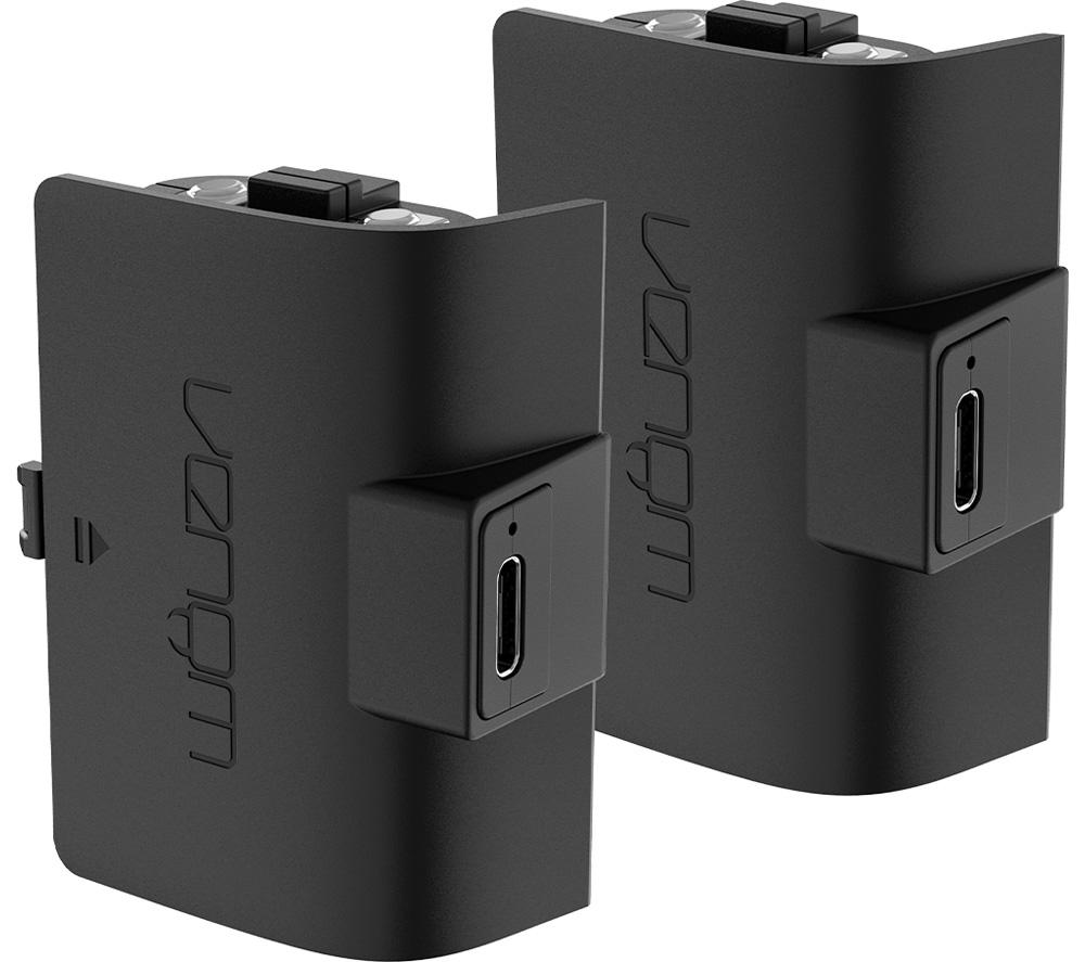 VENOM VS2882 Xbox Series X/S & Xbox One Twin Rechargeable Battery Packs - Black