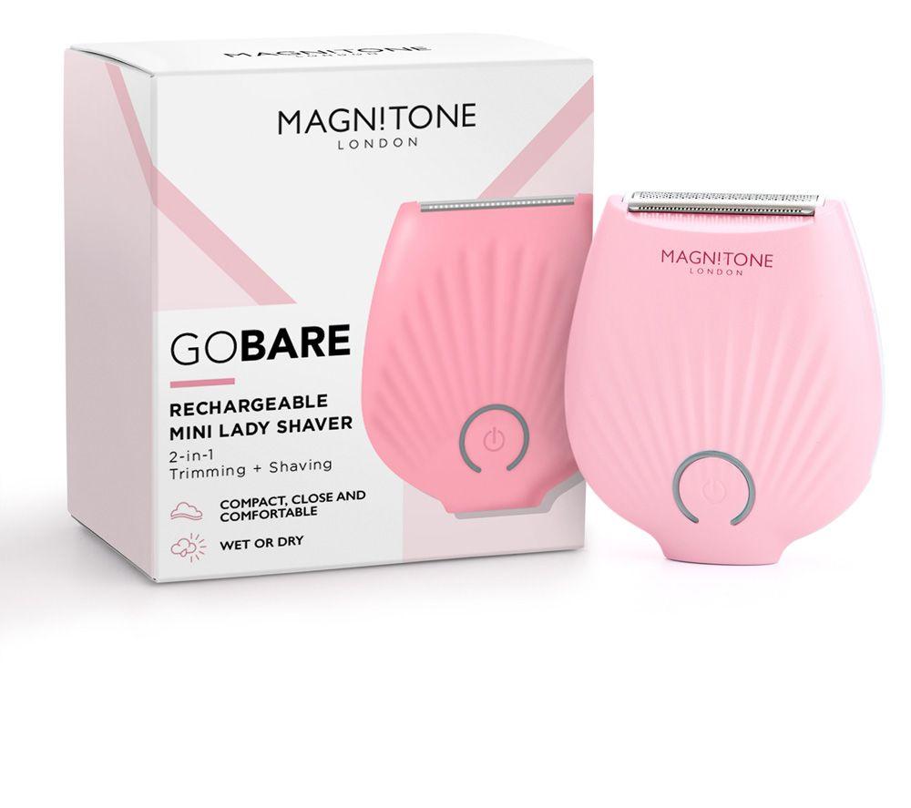 MAGNITONE GoBare MLS01PP Wet & Dry Lady Shaver - Pastel Pink, Pink