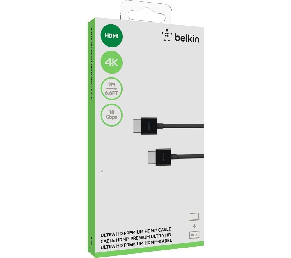 BELKIN Premium AV10168BT2M-BLK High Speed HDMI Cable - 2 m image number 3 of 4