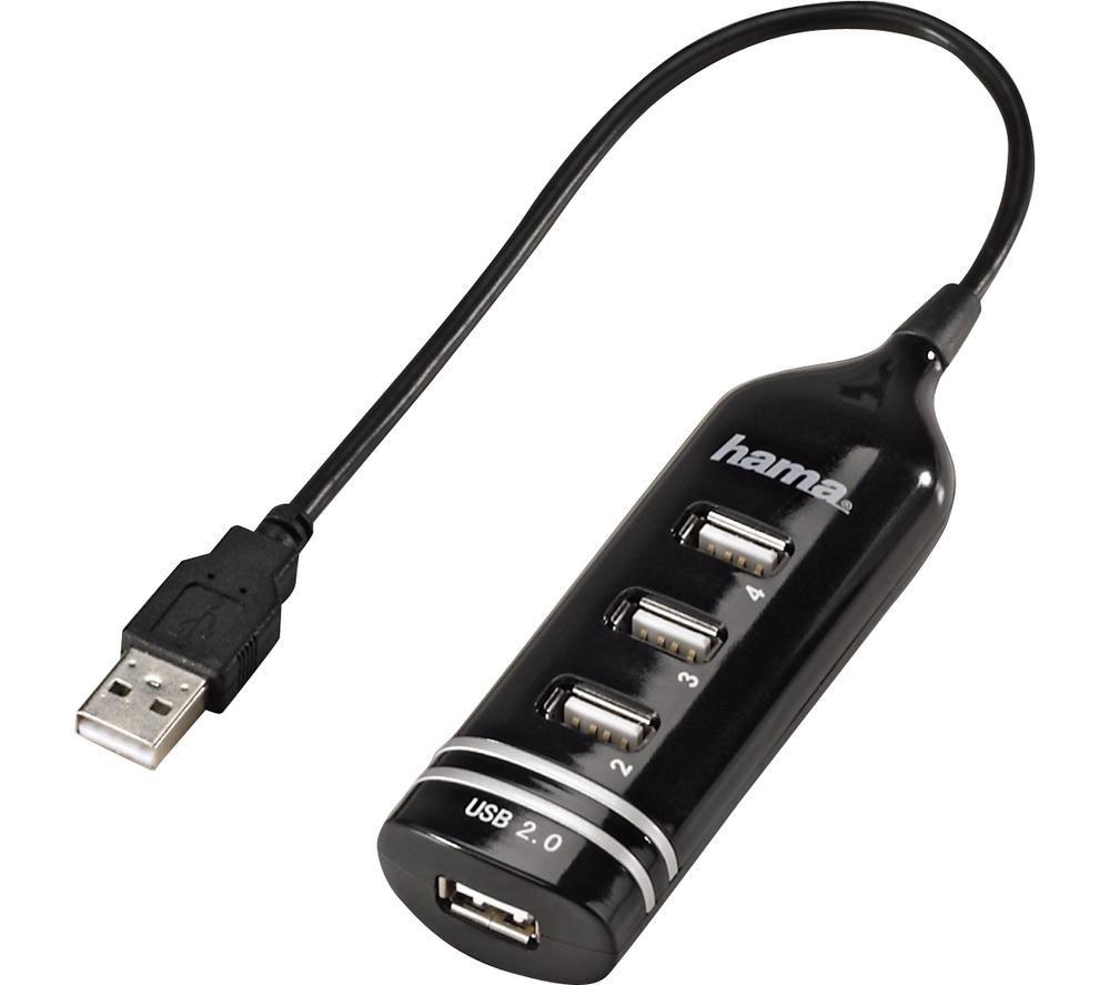 Image of HAMA 4-port USB 2.0 Hub