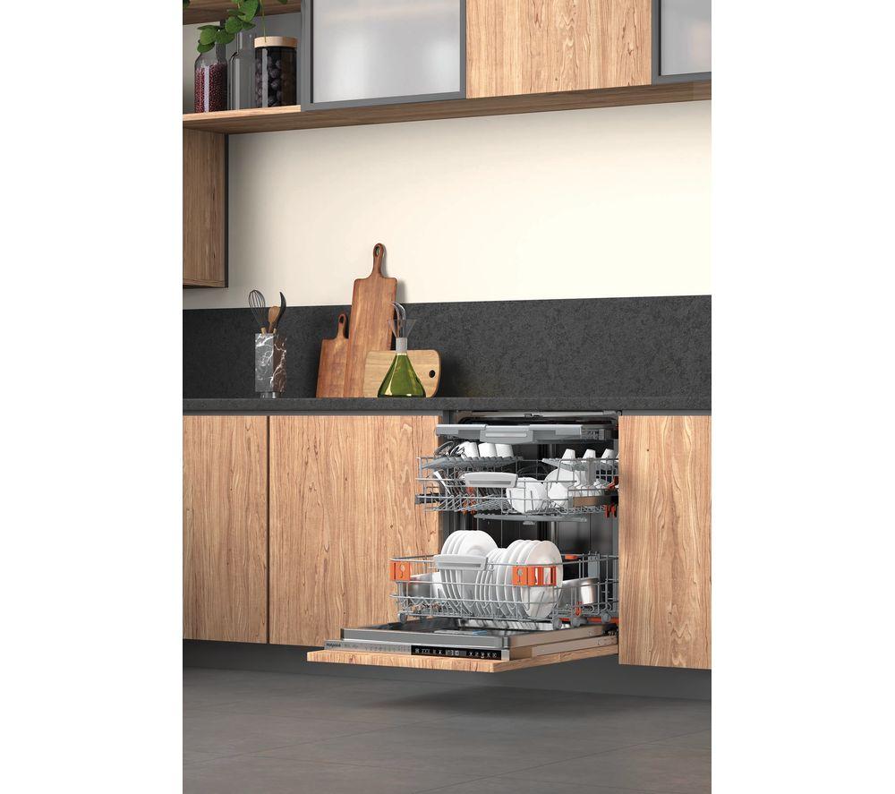 HOTPOINT HIP 4O539 WLEGT UK Full-size Fully Integrated Dishwasher image number 7 of 11