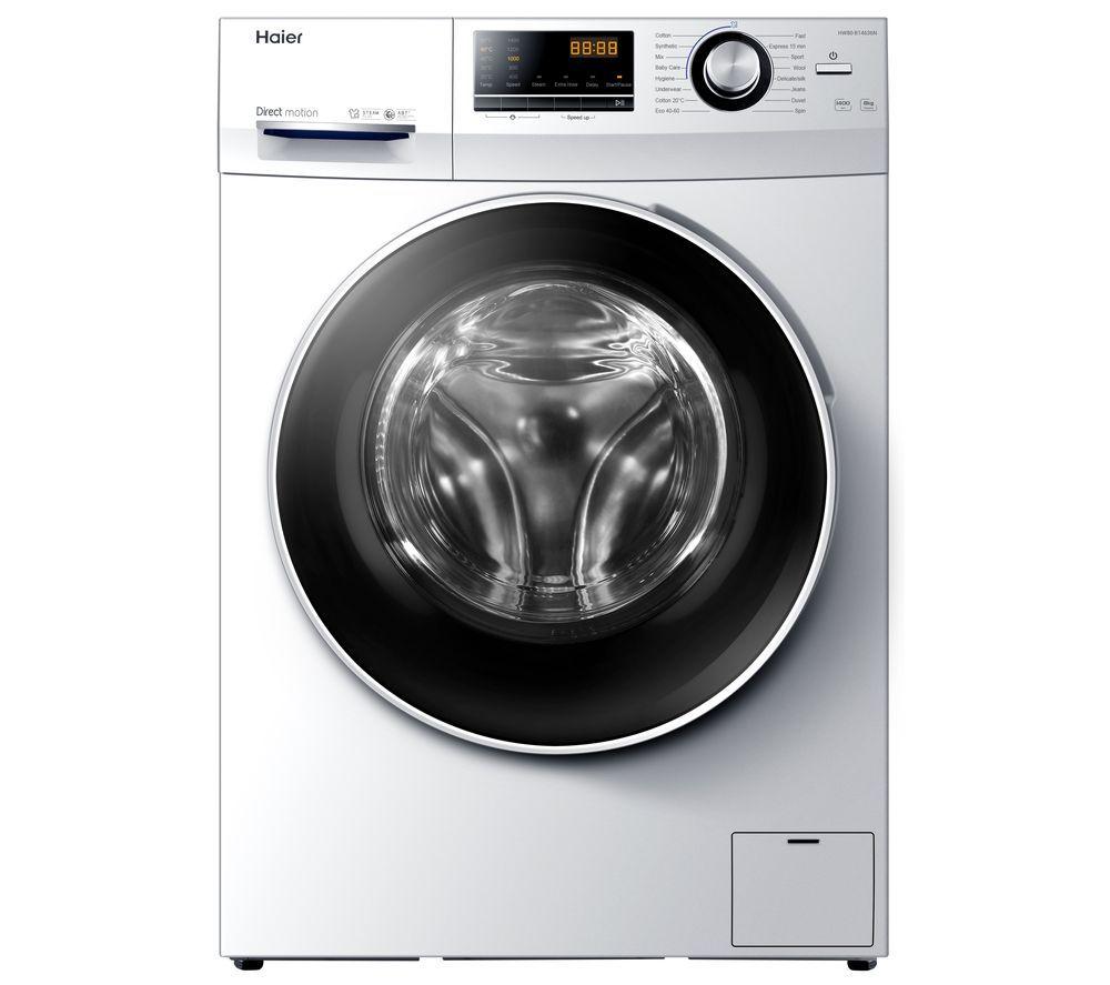 HAIER 636 Series HW80-B14636N 8 kg 1400 Spin Washing Machine - White