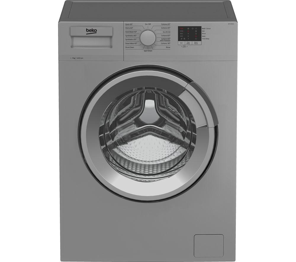 BEKO WTL74051S 7 kg 1400 Spin Washing Machine - Silver