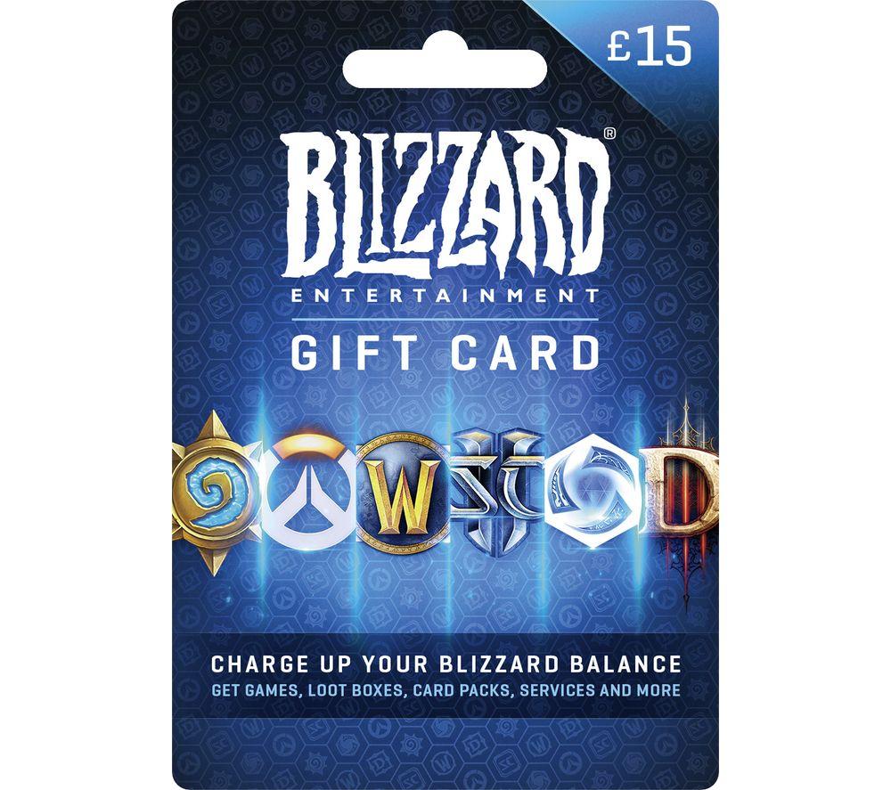 Games - UK - Blizzard Entertainment, Battlenet gift card 15 pounds, unused