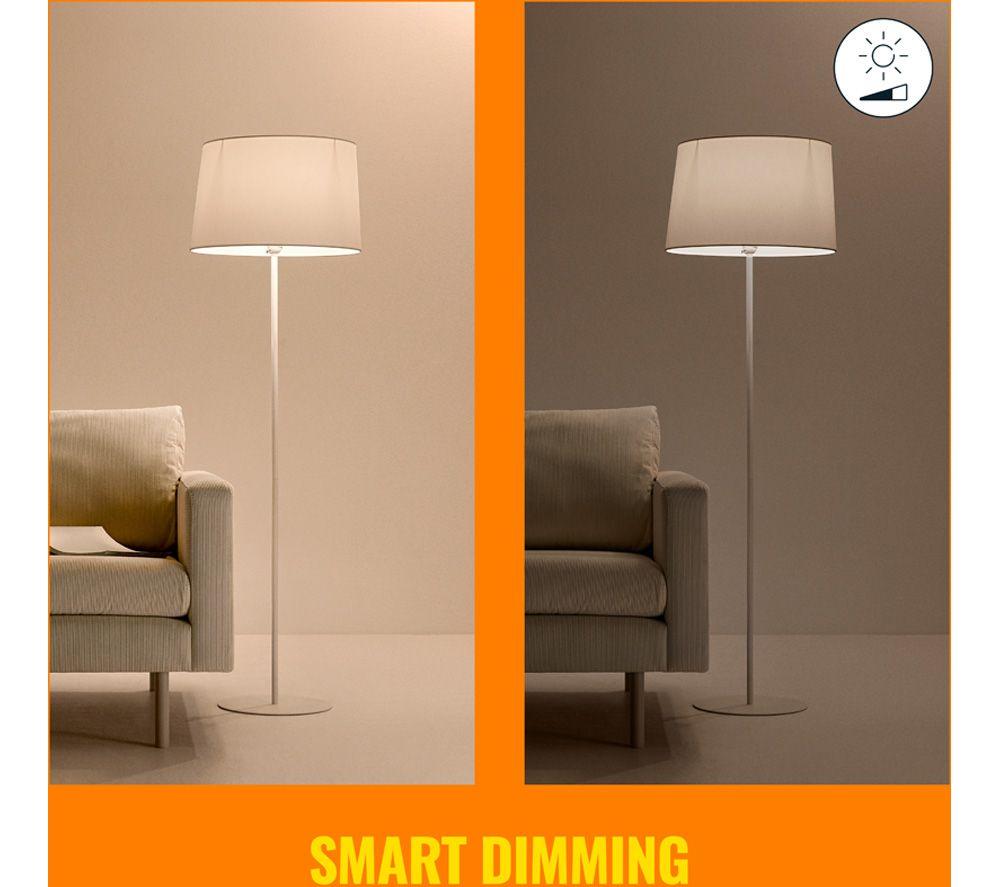 WIZ White & Colour Ambiance Smart LED Candle Bulb - A60, E27, Twin Pack image number 18 of 19
