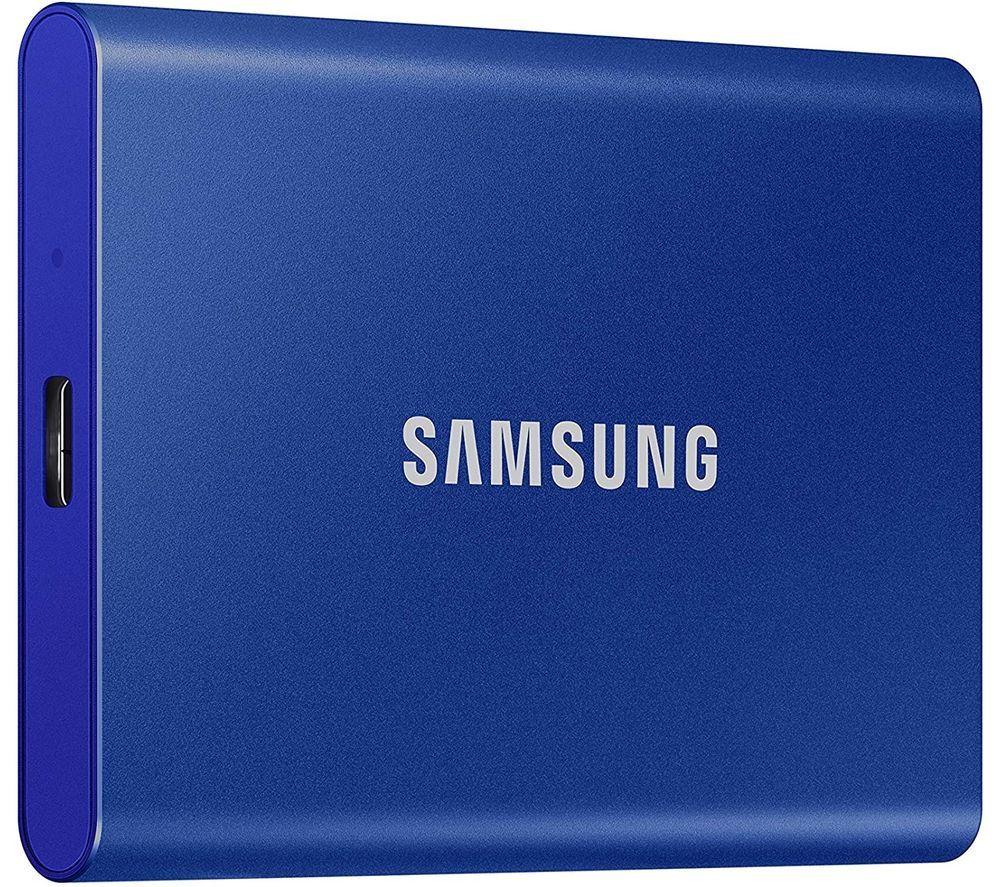 SAMSUNG T7 Portable External SSD - 2 TB, Blue image number 4 of 5