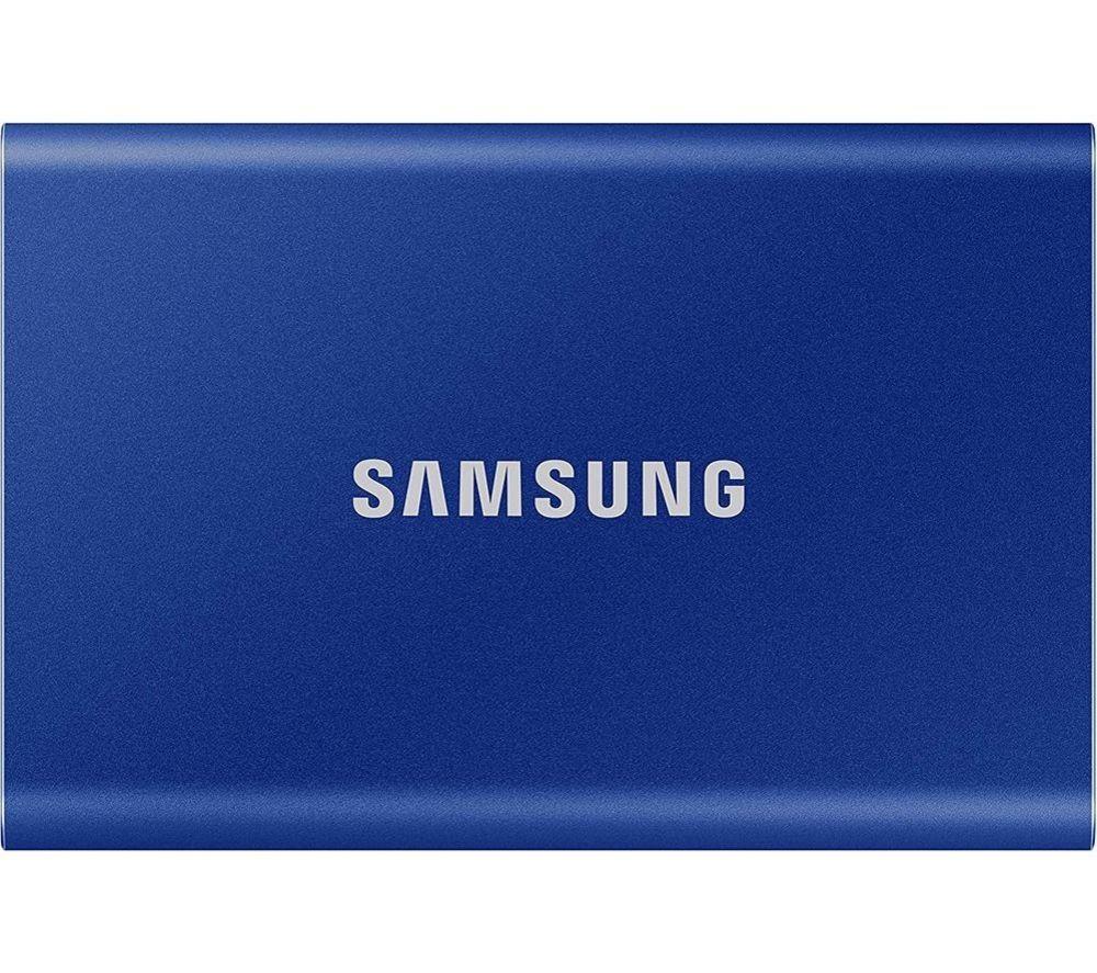 SAMSUNG T7 Portable External SSD - 2 TB, Blue image number 5 of 5