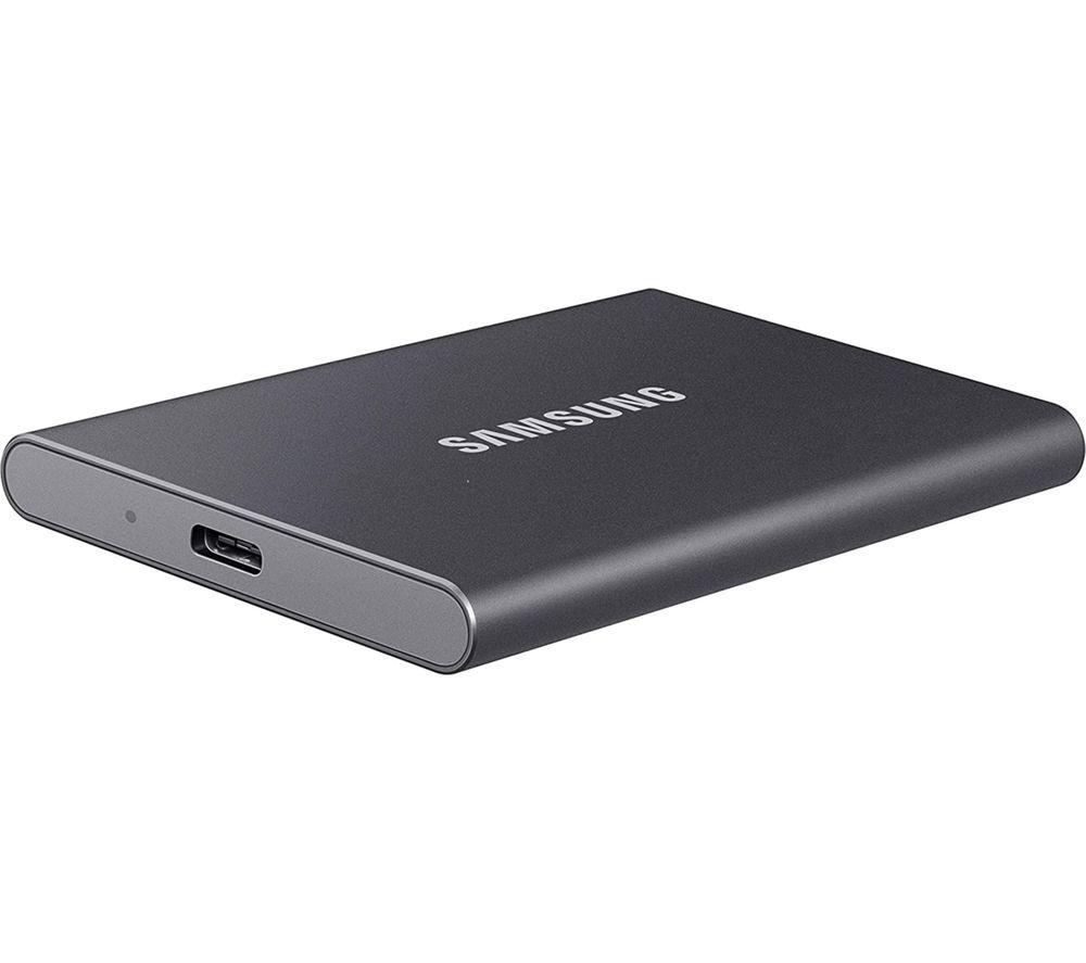 Buy SAMSUNG T7 Portable External SSD - 2 TB, Grey | Currys