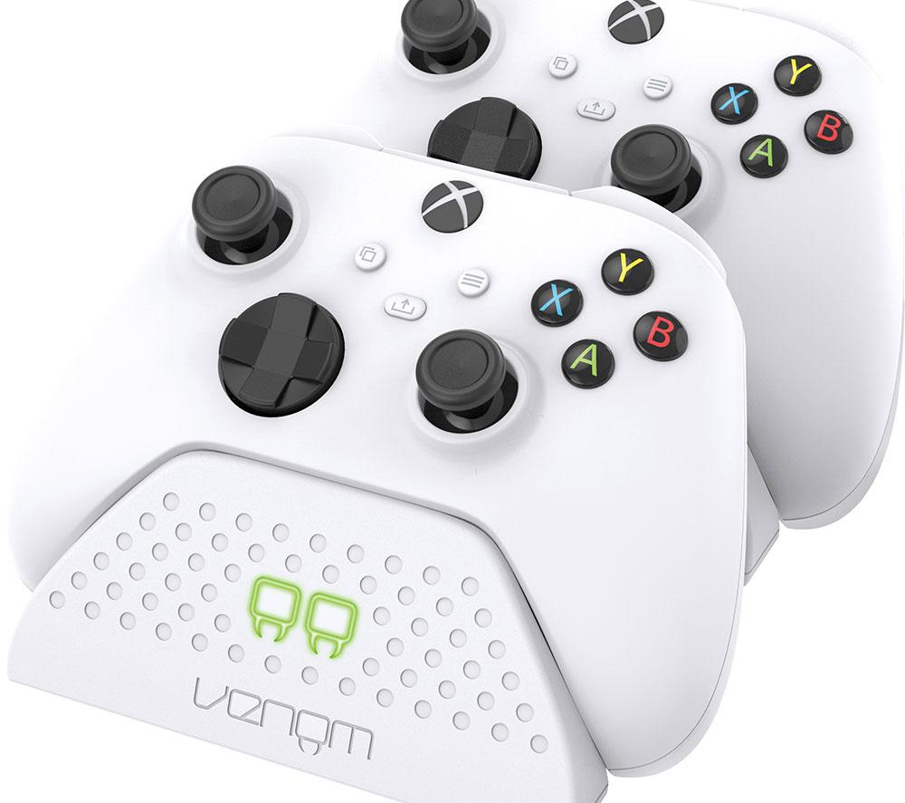 VENOM VS2871 Xbox Series X/S & Xbox One Twin Docking Station - White image number 3 of 7