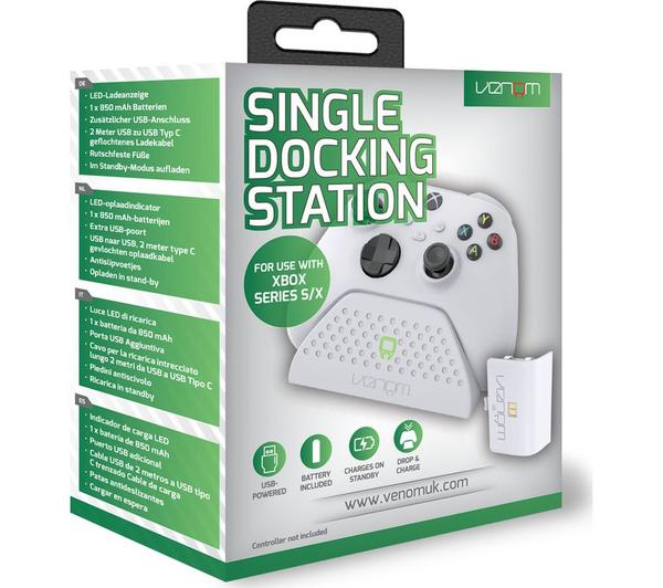 VENOM VS2870 Xbox Series X/S & Xbox One Docking Station - White image number 6