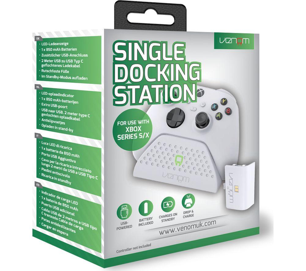 VENOM Xbox Series X/S & Xbox One Docking Station - White image number 7 of 8