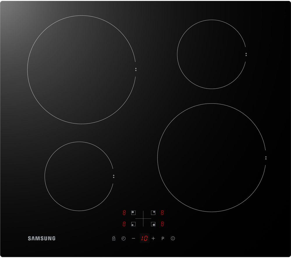 SAMSUNG series 3 NZ64F3NM1AB/UR 59 cm Electric Induction Hob - Black, Black