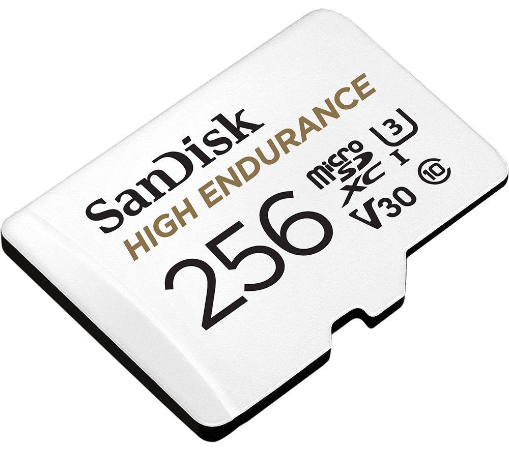 SANDISK High Endurance Class 10 microSDXC Memory Card - 256 GB image number 4 of 4