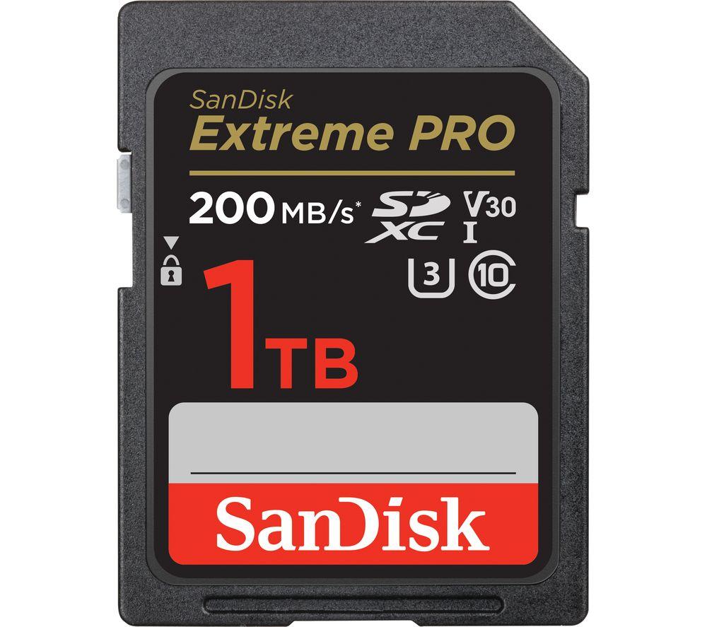 SANDISK Extreme Pro Class 10 SDXC Memory Card - 1 TB