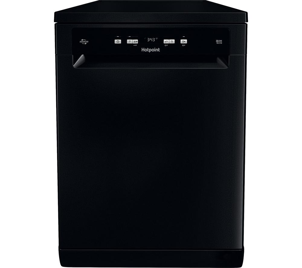 HOTPOINT HFC 3C26 WC B UK Full-size Dishwasher - Black, Black