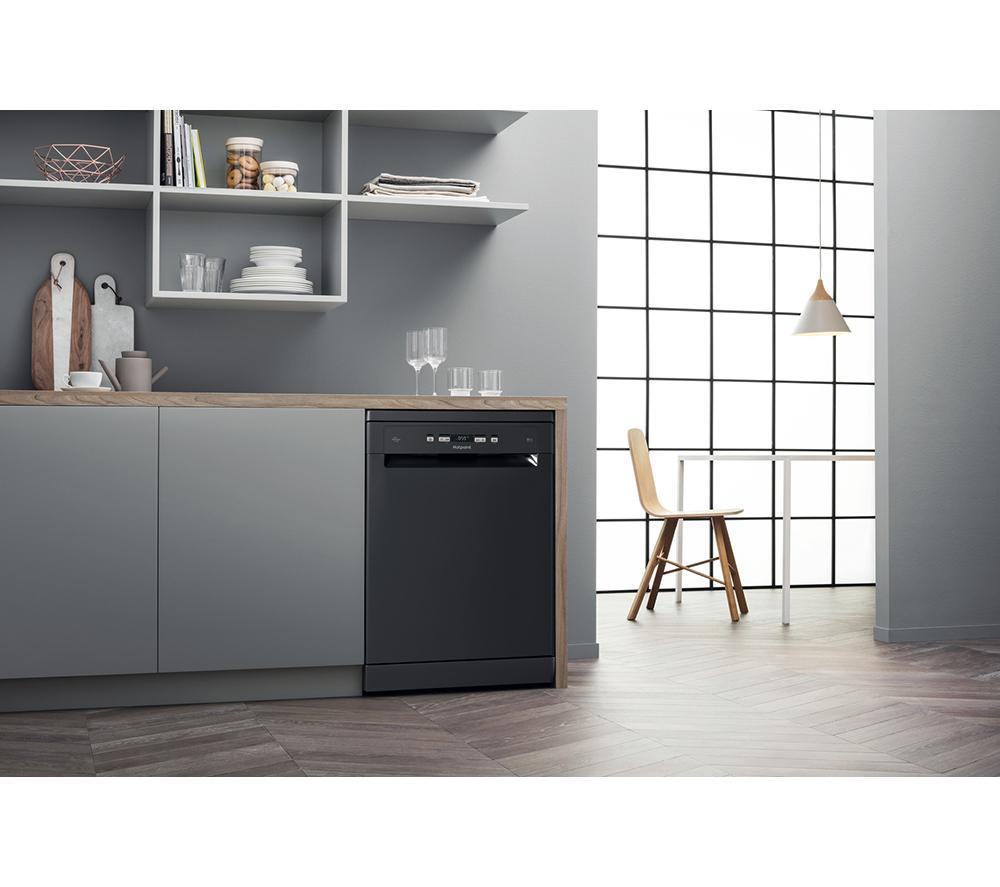 HOTPOINT HFC 3C26 WC B UK Full-size Dishwasher - Black image number 10 of 10