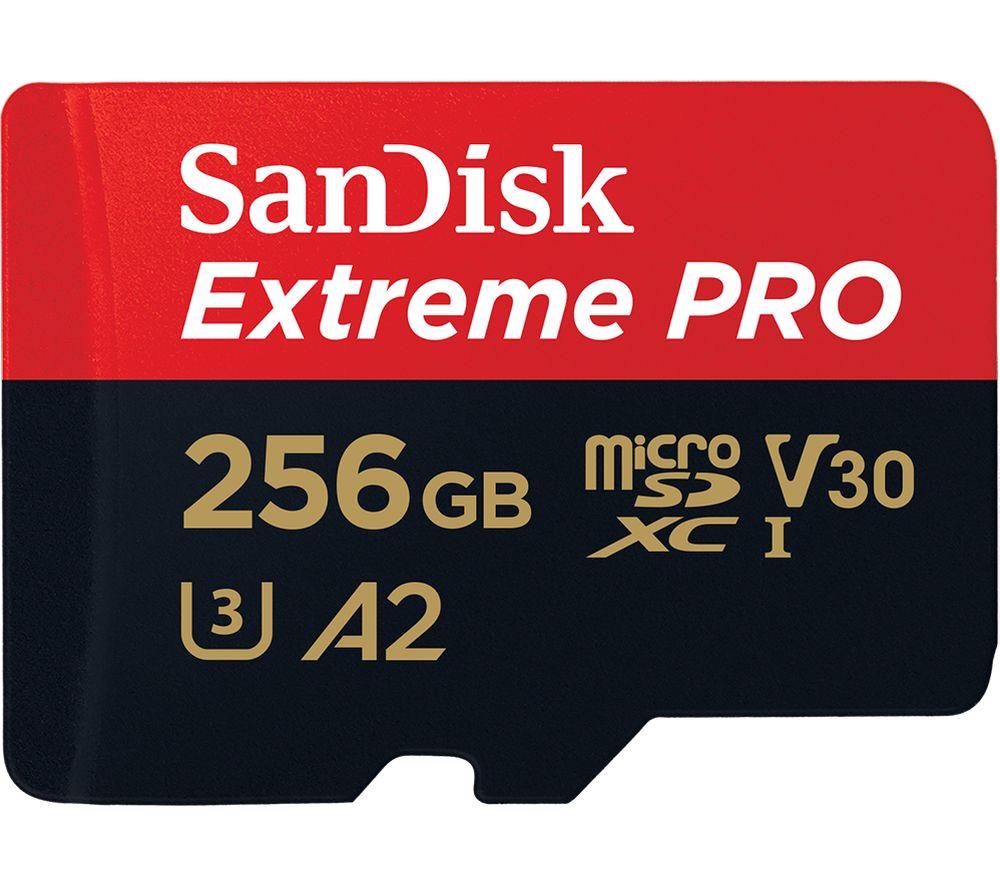 SANDISK Extreme Pro Class 10 microSDXC Memory Card - 256 GB
