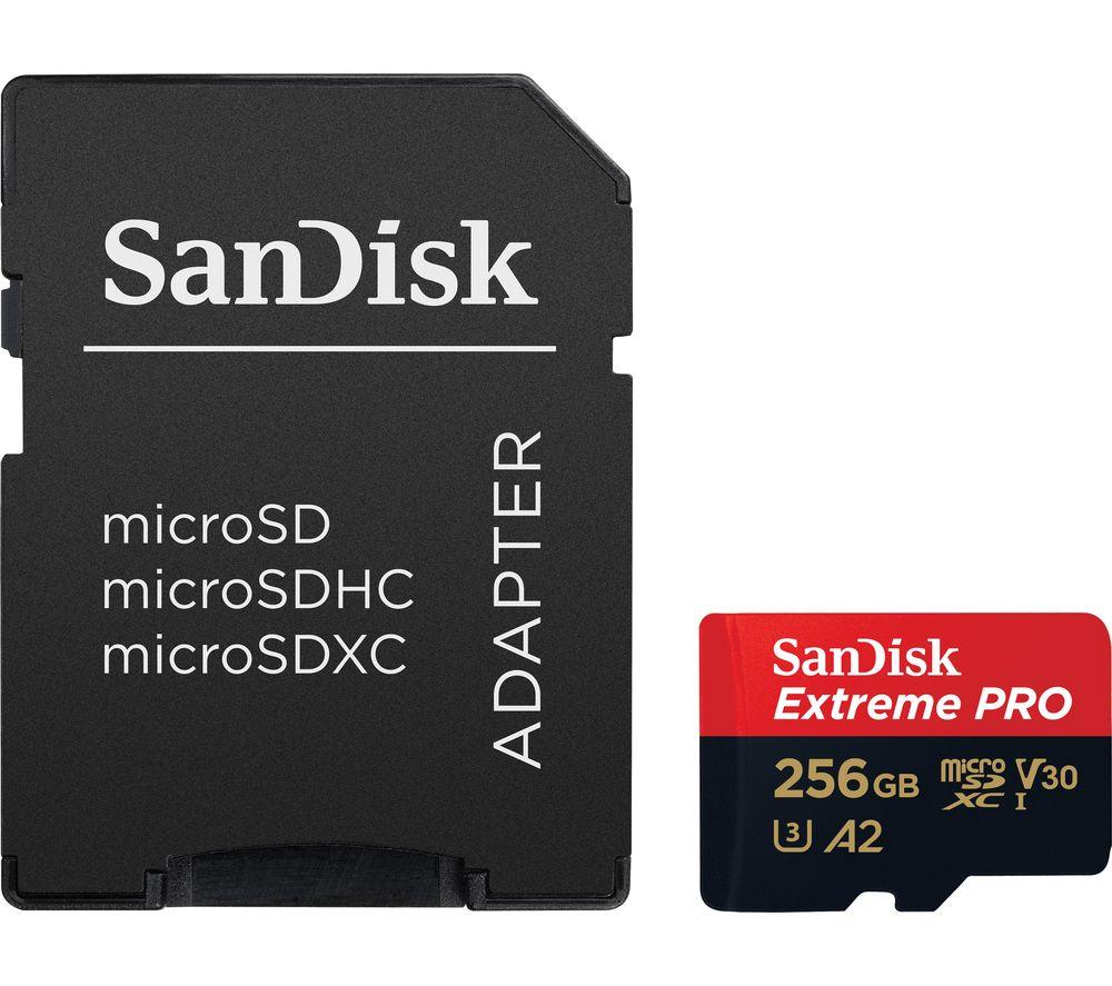 Buy SANDISK Extreme Pro Class 10 microSDXC Memory Card - 256 GB