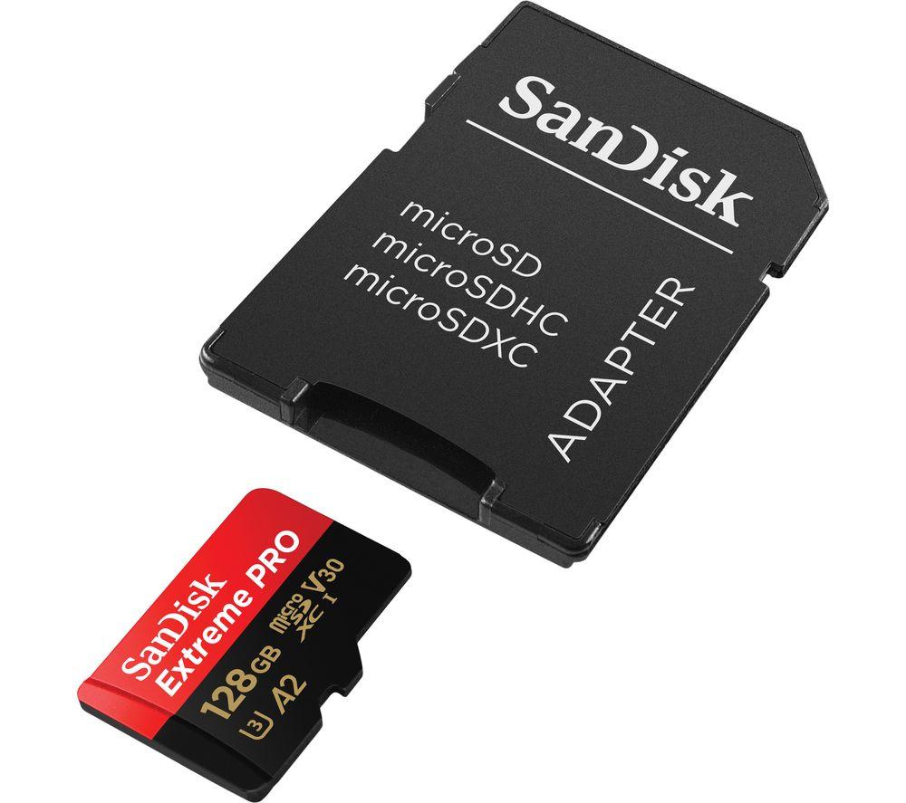 Buy SANDISK Extreme Pro Class 10 microSDXC Memory Card 128 GB