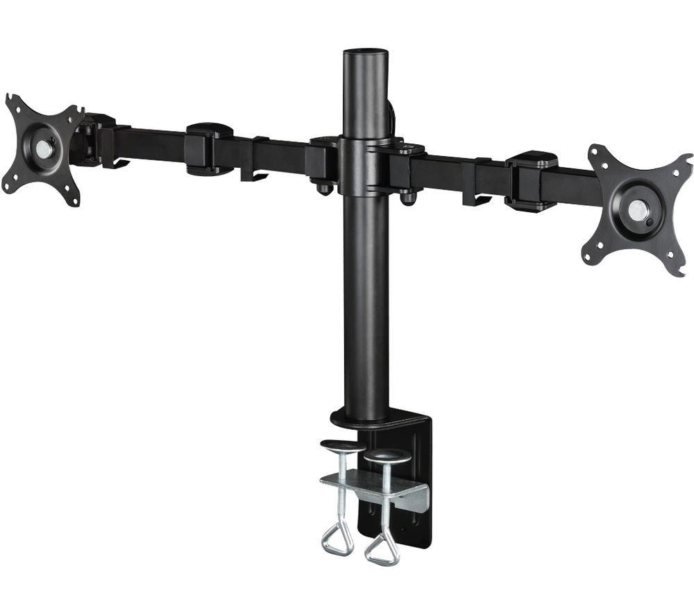 Buy HAMA 95830 Dual Arm Full Motion 1026" Monitor Desk Mount Currys
