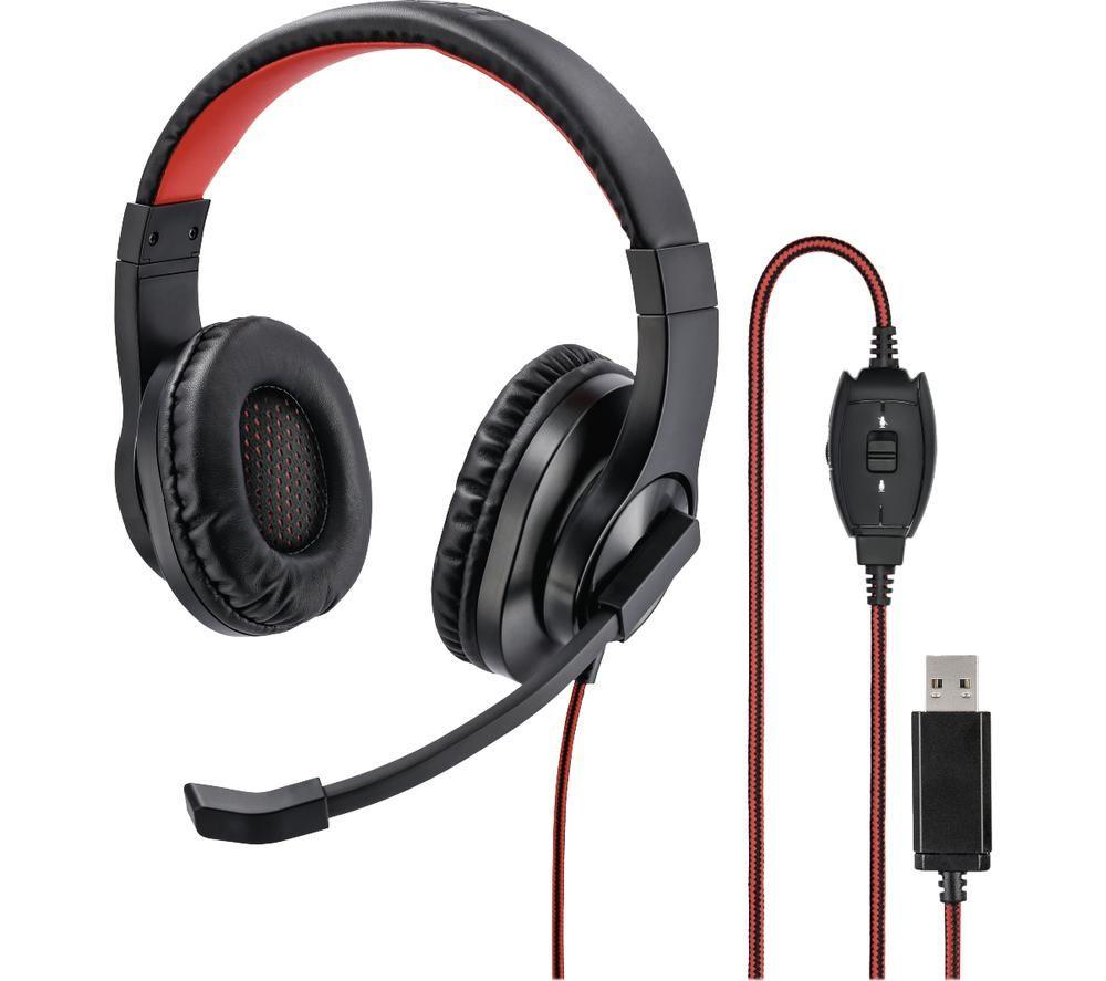 Buy HAMA HSUSB400 Headset Black Currys