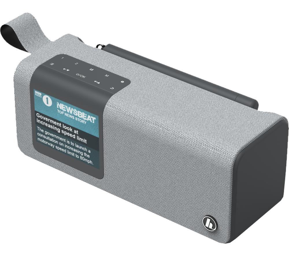 HAMA DR200BT Portable DAB? Bluetooth Radio - Grey