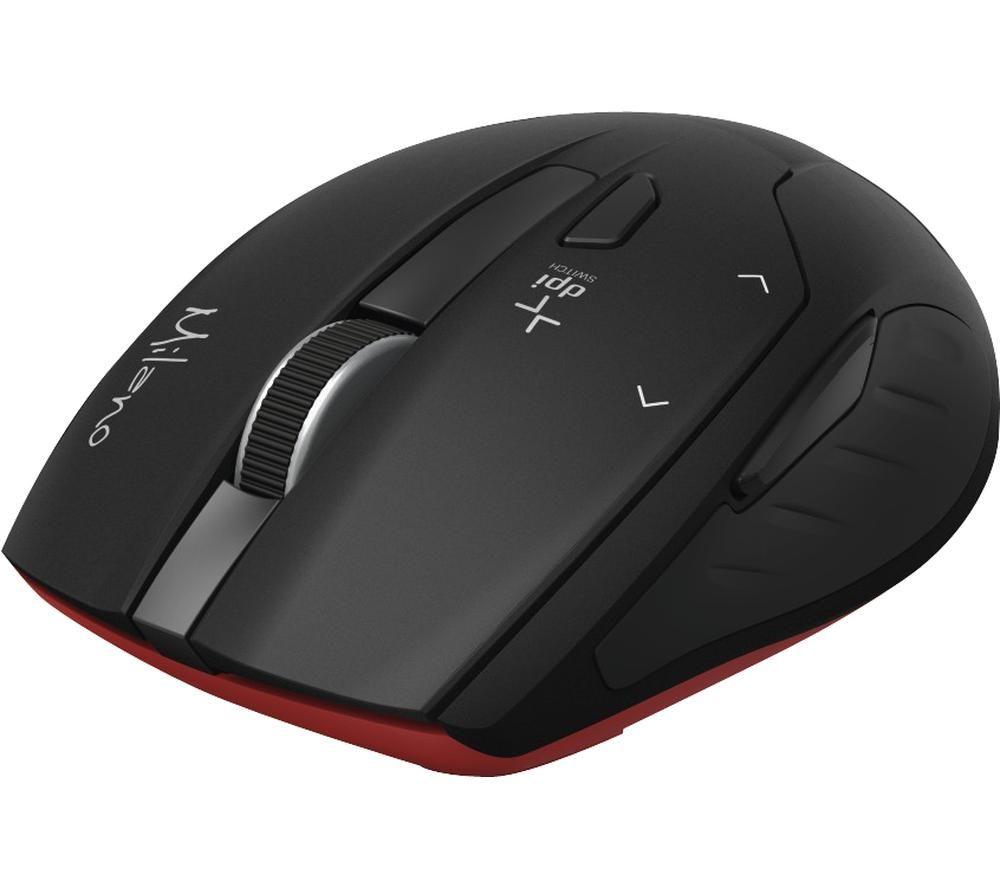 Image of HAMA Milano Compact Wireless Optical Mouse, Red,Black