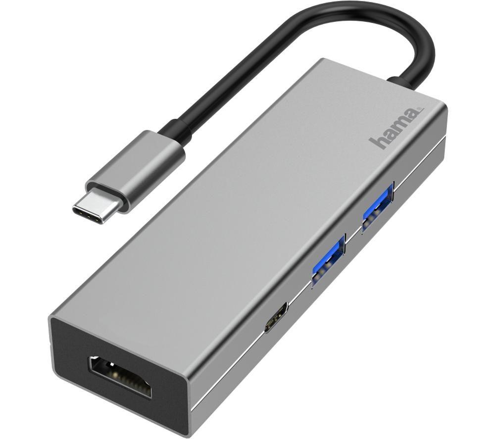 Image of HAMA 4-port USB Type-C Hub