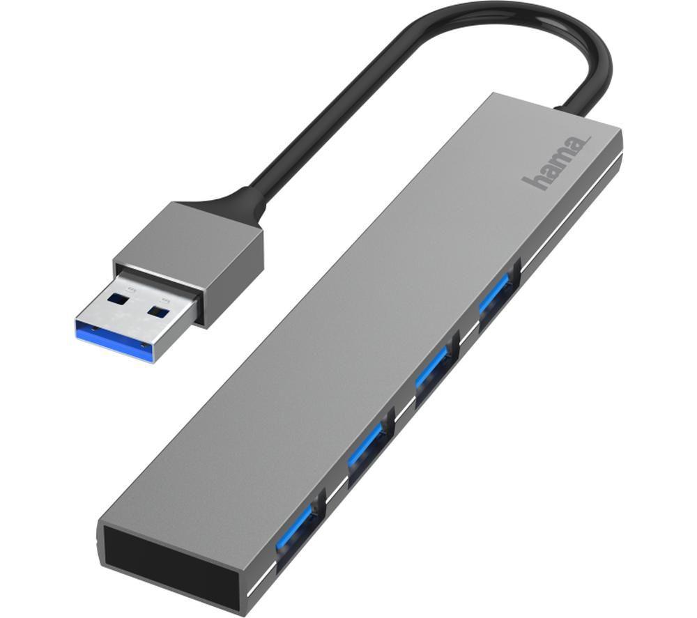 Image of HAMA Ultra-Slim 4-port USB 3.0 Hub