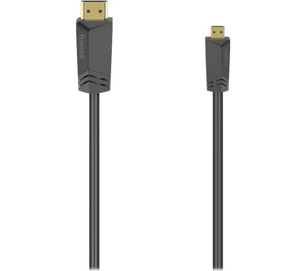 Buy HAMA Premium High Speed Micro HDMI Cable with Ethernet - m | Currys