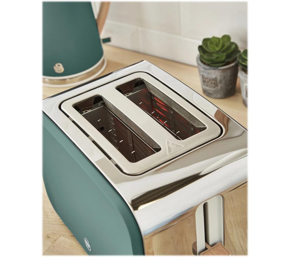 Buy SWAN Nordic ST14610GREN 2Slice Toaster Pine Green Currys