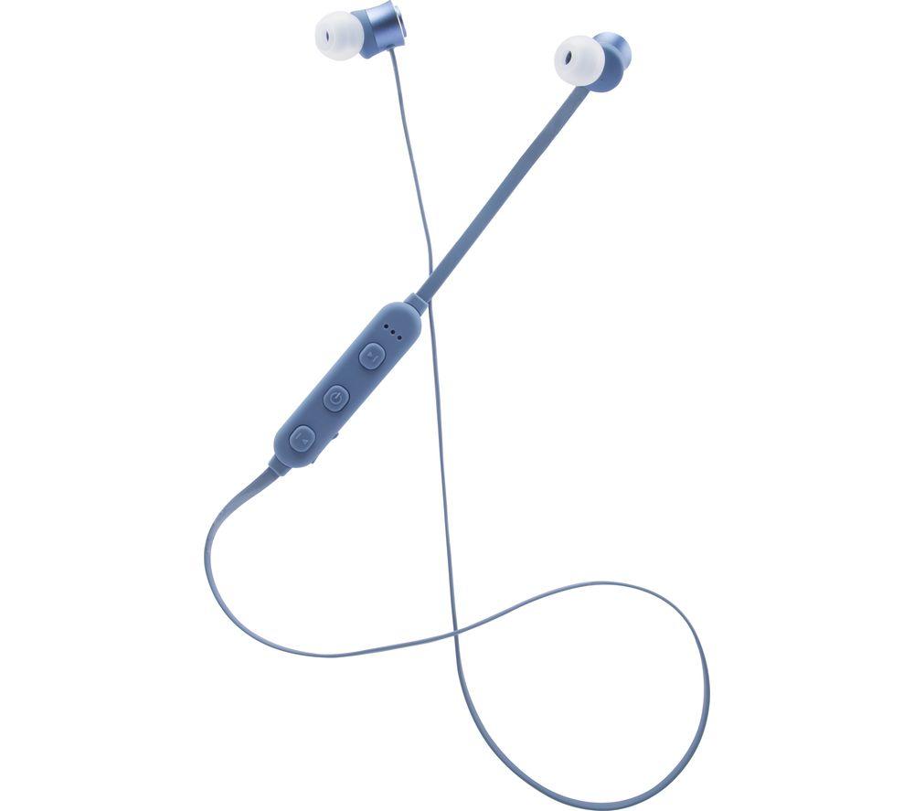 GROOV-E Metal Buds Wireless Bluetooth Earphones - Blue image number 2 of 4
