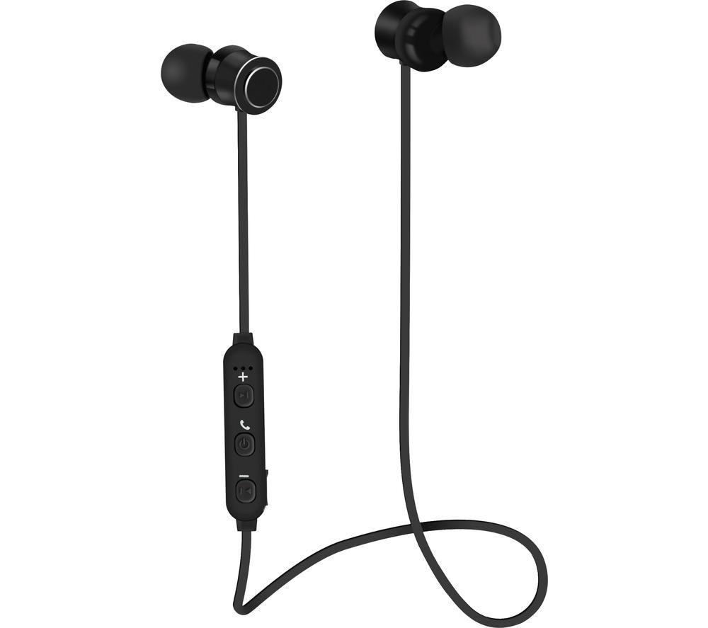 GROOV-E Metal Buds Wireless Bluetooth Earphones - Black, Black