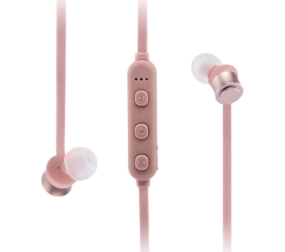 GROOV-E Metal Buds Wireless Bluetooth Earphones - Rose Gold image number 3 of 4