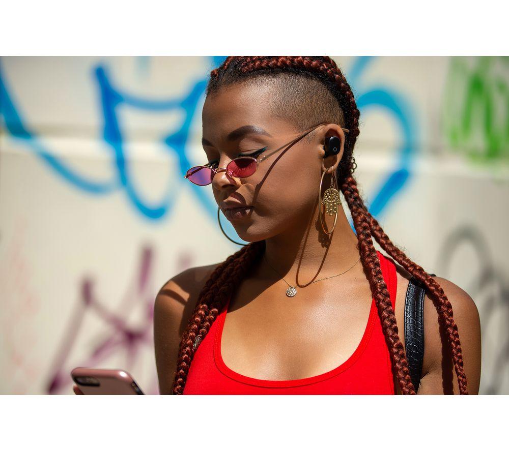 GROOV-E Music Buds Wireless Bluetooth Earphones - Black image number 6 of 6