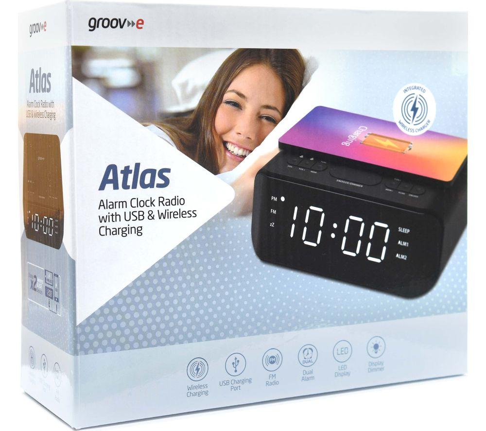 Mooas Goodmans Alarm Clock With Qi Wireless Charging User Manual