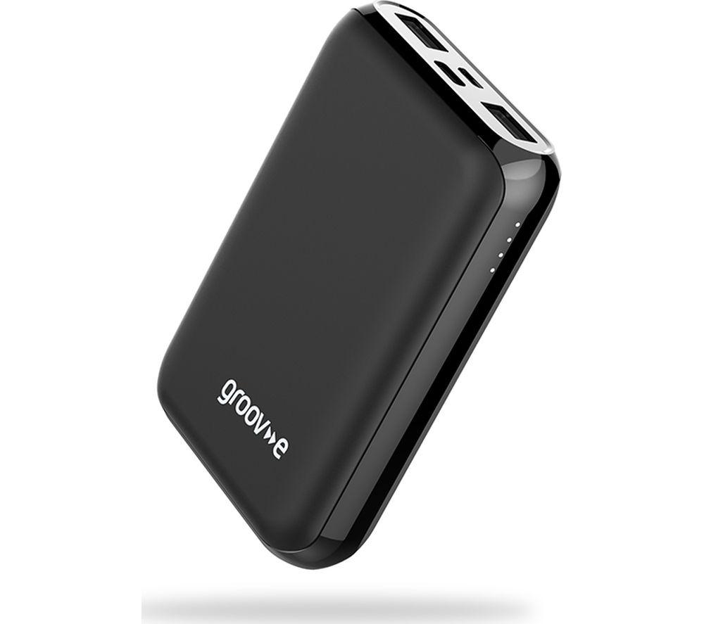 Groov-E Power Charger Portable Power Bank - Black, Black - Image 3