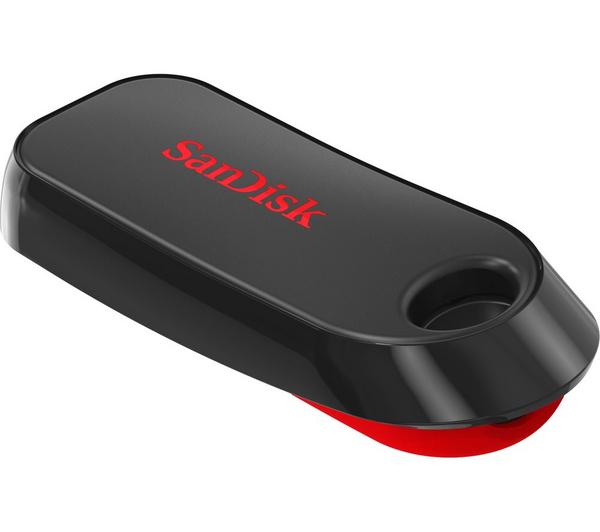 Buy SANDISK Cruzer Snap USB 2.0 Memory - 64 GB, Black & Red Currys