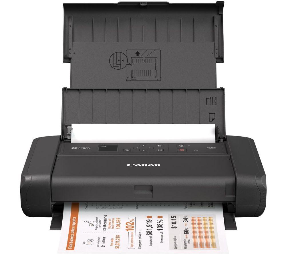 CANON PIXMA TR150 All-in-One Wireless Inkjet Printer with Battery - Black