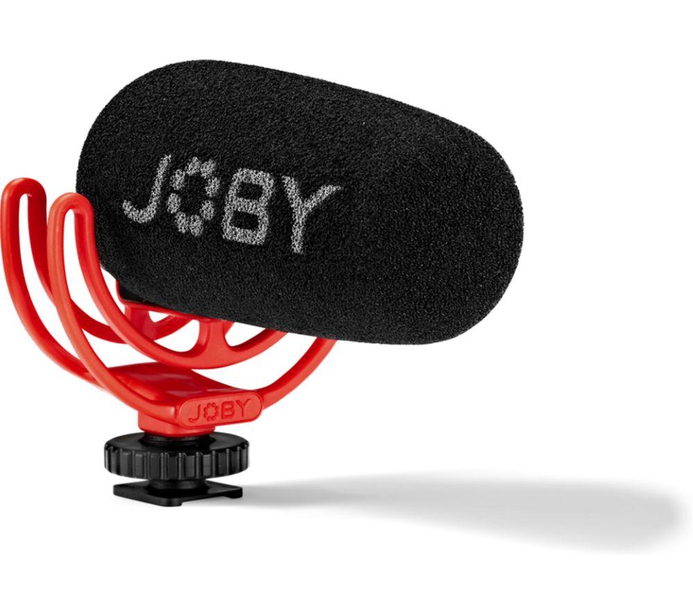 JOBY JB01675-BWW Wavo Vlogging Microphone, Red,Black