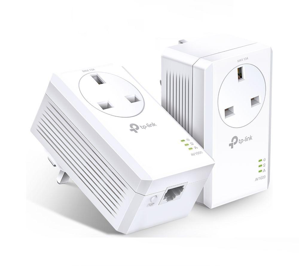 TP-LINK TL-PA7017P Powerline Adapter Kit - Twin Pack, White