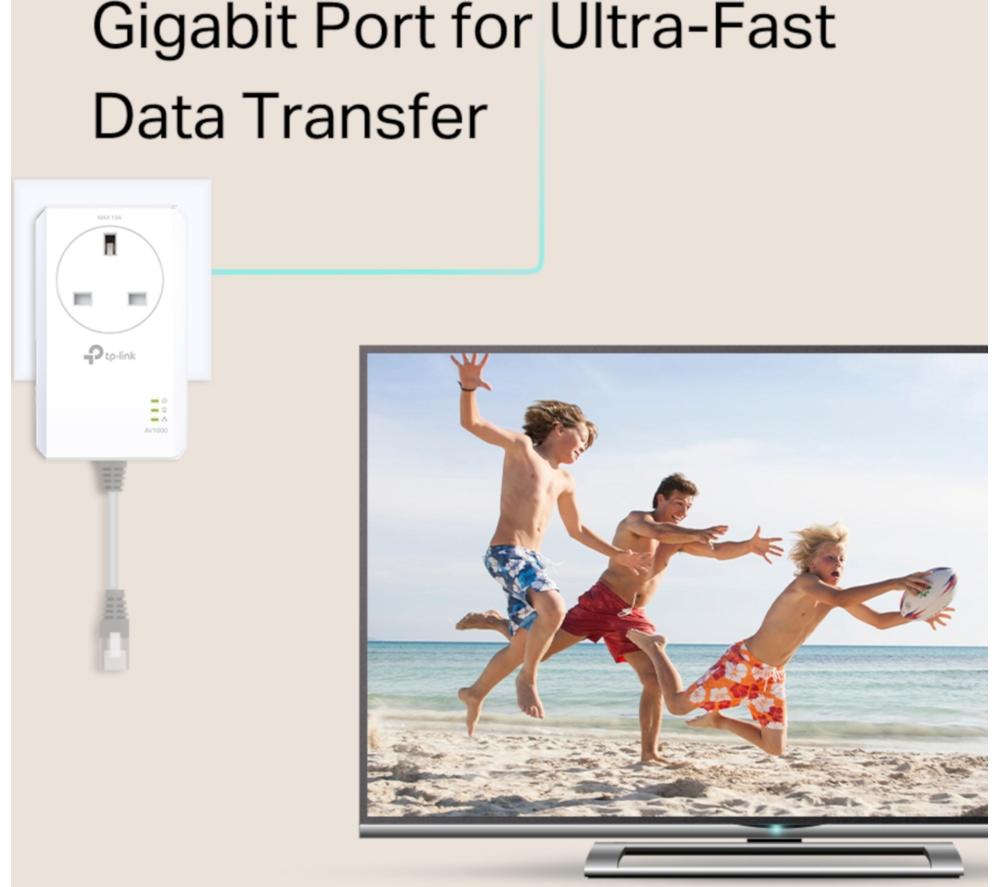 TP-LINK TL-PA7017P Powerline Adapter Kit - Twin Pack image number 5 of 8