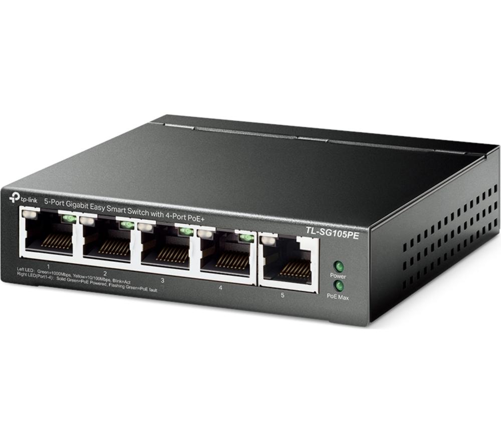 TP-LINK TL-SG105PE Easy Smart Managed Network Switch - 5 port image number 2 of 7