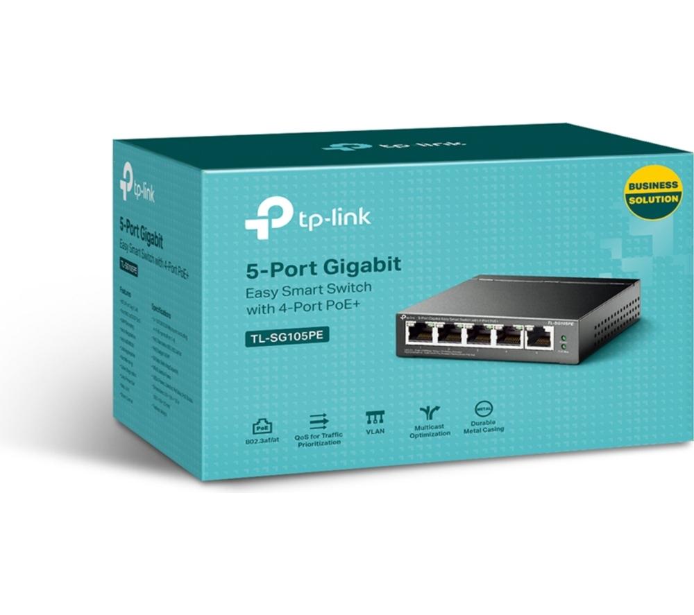 TP-LINK TL-SG105PE Easy Smart Managed Network Switch - 5 port image number 7 of 7