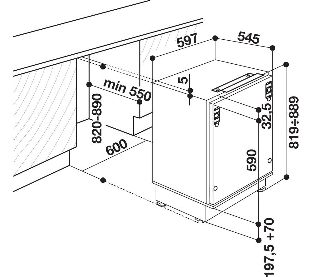 INDESIT IZ A1.UK 1 Integrated Undercounter Freezer - Fixed Hinge image number 10 of 10