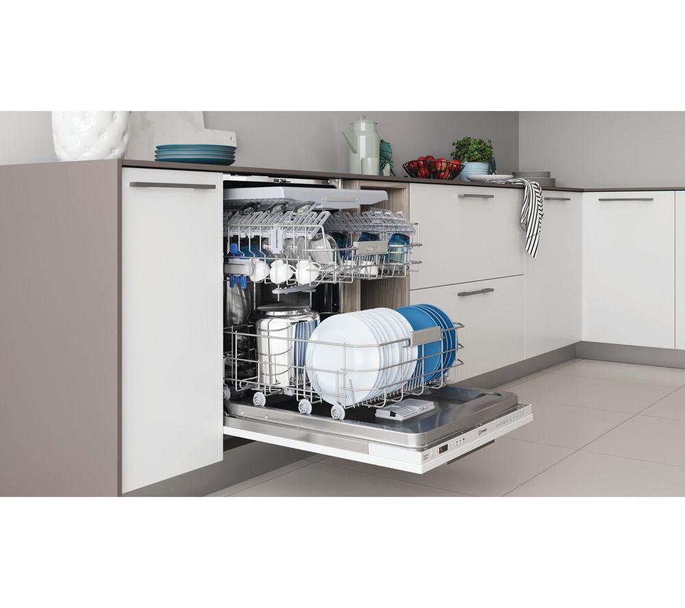 INDESIT DIO3T131 FE UK Full-size Fully Integrated Dishwasher image number 9 of 10