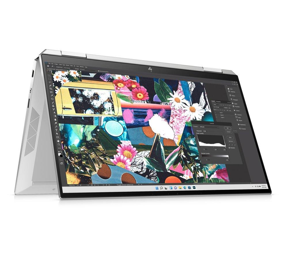 Image of HP Spectre x360 13.3" 2 in 1 Laptop - Intel®Core i7, 1 TB SSD, Silver, Silver/Grey