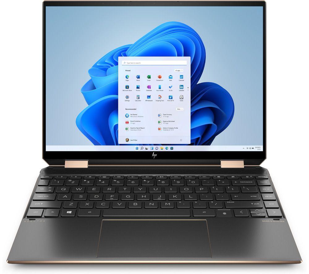 Image of HP Spectre x360 13.3" 2 in 1 Laptop - Intel®Core i7, 512 GB SSD, Black, Black