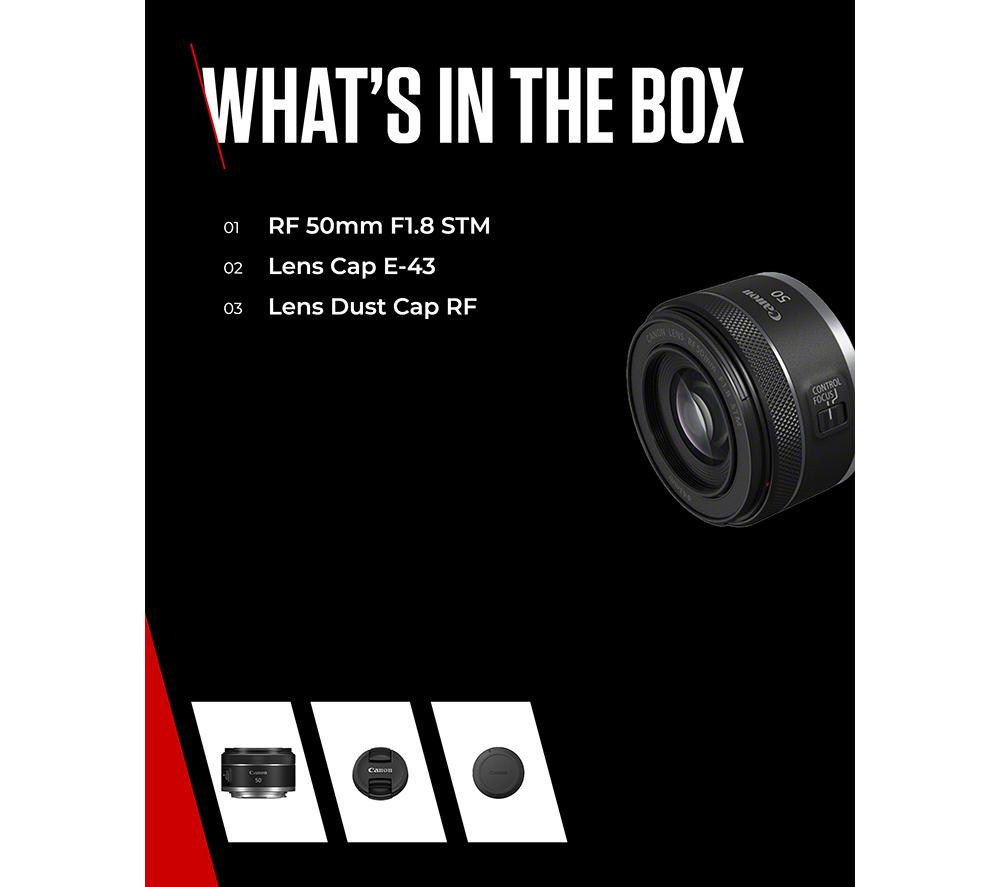 CANON RF 50 mm f/1.8 STM Standard Prime Lens image number 7 of 10